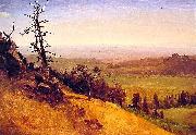 Wasatch Mountains and Great Plains in distance, Nebraska, Albert Bierstadt